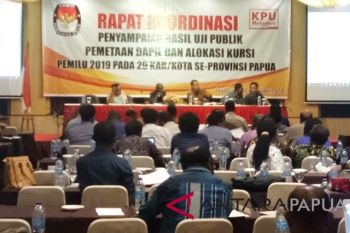 Komisioner KPU se-Papua ikut rakor uji publik