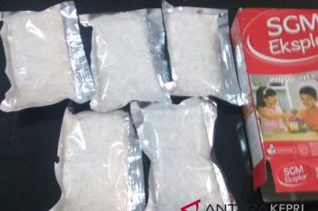 Kepolisian bekuk tersangka pembawa sabu-sabu setengah kilogram