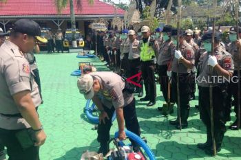 Wakapolda Kalteng pantau langsung karhutla di Kobar