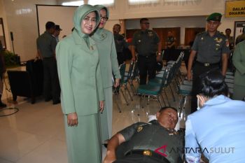 Donor darah warnai peringatan Hut ke-72 Persit