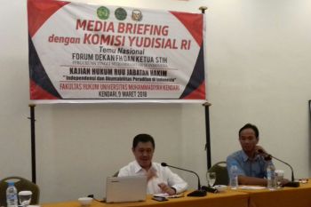 KY gelar media briefing ruu jabatan hakim