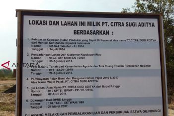 PT.CSA serahkan ke proses hukum terkait pembakaran plank