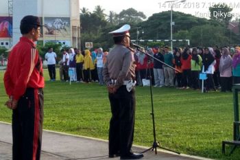 Tekan angka kecelakaan, polisi sosialisasikan tertib berlalu lintas kepada ribuan ASN di Agam