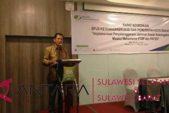 BPJS Ketenagakerjaan-Pemkot Makassar rakor pelayanan satu pintu