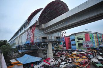 LRT Palembang jalani uji coba April