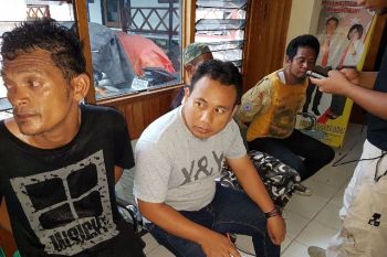 Lempari petugas dengan bom molotov, empat nelayan Luwuk ditahan