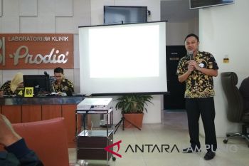 Prodia berikan pemeriksaan gratis Thalassemia bagi wartawan Lampung