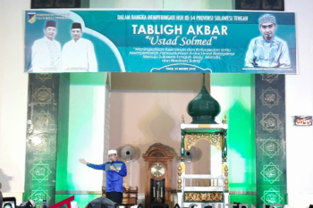 Hadirkan Ustad Solmed, Pemprov Sulteng gelar tabligh akbar peringati HUT ke-54