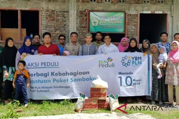 YBM PLN Peduli Kaum Dhuafa di Manado