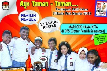 KPU imbau warga Biak Numfor mengecek DPS