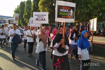 Polres Kudus ajak masyarakat tolak hoax
