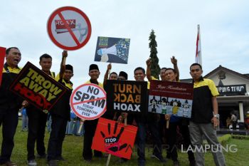 Wartawan Lampung Timur deklarasikan anti berita bohong
