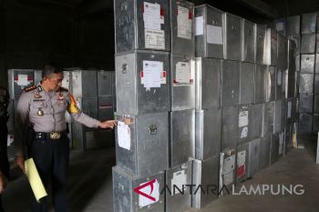 Kapolresta Bandarlampung tinjau logistik pilkada