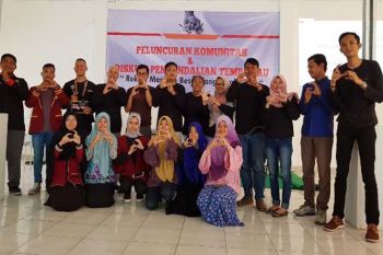 Komunitas "Getar" Lampung sosialisasikan pengendalian tembakau