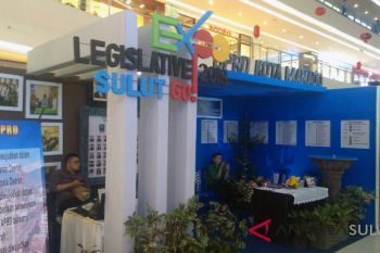 Bernuansa Biru DPRD Manado Ikut Legislative Sulutgo Expo 2018
