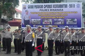 Polres Minahasa Gelar Operasi Keselamatan 22 Hari