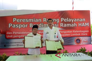 Peresmian Ruang Pelayanan Paspor Ramah HAM