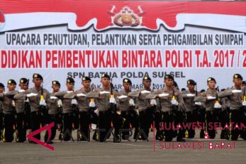 Kapolda Sulsel kukuhkan 493 bintara baru