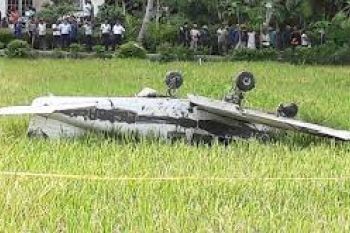 Pesawat super decathlon jatuh di Cilacap dan menewaskan pilotnya