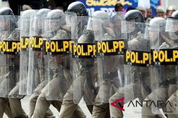 Satpol PP Mataram menyiapkan personel pengamanan nyepi