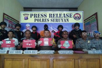 Diduga edarkan sabu-sabu, pemuda desa ditangkap Polres Seruyan