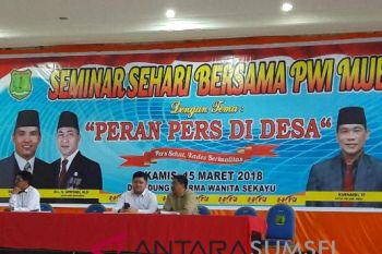 PWI Pusat jadikan Musi Banyuasin percontohan jurnalisme desa
