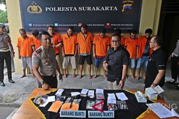 Polres tangkap sembilan tersangka penyalahgunaan sabu-sabu