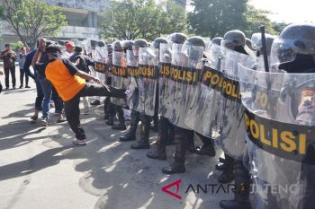 Polresta Surakarta simulasi sispamkota jelang pilgub