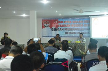 Wakapolres Lingga buka sosialisasi peran LPSK