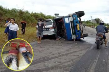 Ini Kronologi 2 pengendara tewas seketika di Desa Parahangan