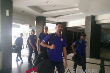 Tim Felcra FC Malaysia tiba di Palembang