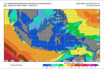 BMKG perkirakan  gekombang tinggi berpotensi kembali landa perairan sumbar