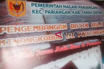 SDM dan modal jadi kendala pengembangan batik Pariangan