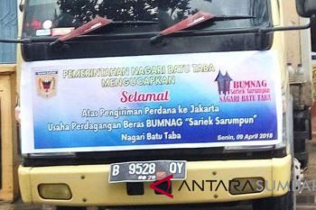 BUMNAG Batu Taba Tanah Datar fasilitasi penjualan beras petani hingga Pulau Jawa