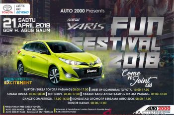Auto 2000 beri penawaran khusus dalam bursa Toyota Padang, ayo ikuti