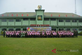 Danrem Santiago terima kunjungan sesepuh Kodam XIII/Merdeka