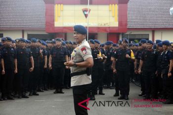 Personel Brimob ditambah untuk amankan Pilkada Sulsel