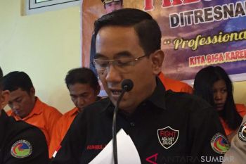 Polda Sumbar ungkap 280 kasus narkoba dari Januari-Maret 2018