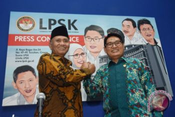 (Foto) Nota kesepahaman KPK - LPSK
