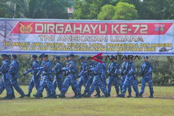 Aksi Penanggulangan Terorisme pada HUT AU di Palembang