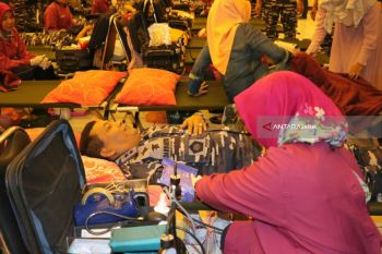 Kodiklatal Sumbang 2.000 Kantong Darah