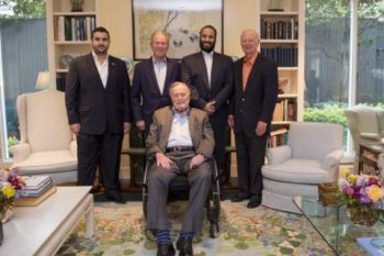 Pangeran Saudi bertemu dua mantan Presiden Amerika