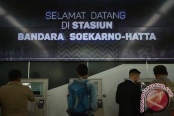 5.000 pemudik padati kereta bandara setiap hari