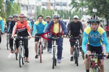 Cagub Sumsel Dodi Reza "Car Free Day" di Lubuklinggau