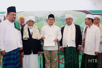 Tuan Guru di Lombok Dukung Muhaimin Cawapres