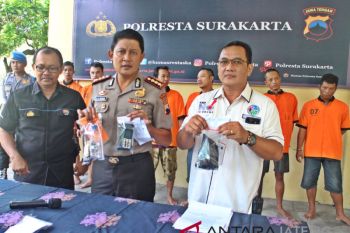 Tujuh tersangka narkoba dibekuk di Solo