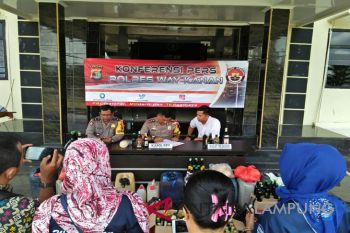 Polres Waykanan razia minuman keras