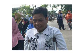 Tunadaksa ini ikuti jalan sehat Pekalongan Rescue