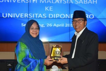 Undip - Universiti Malaysia Sabah jalin kerja sama