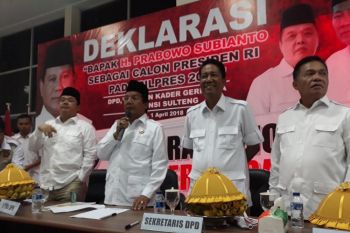 "Prabowo Presiden", teriakan itu terdengar di Masjid Kauman Semarang